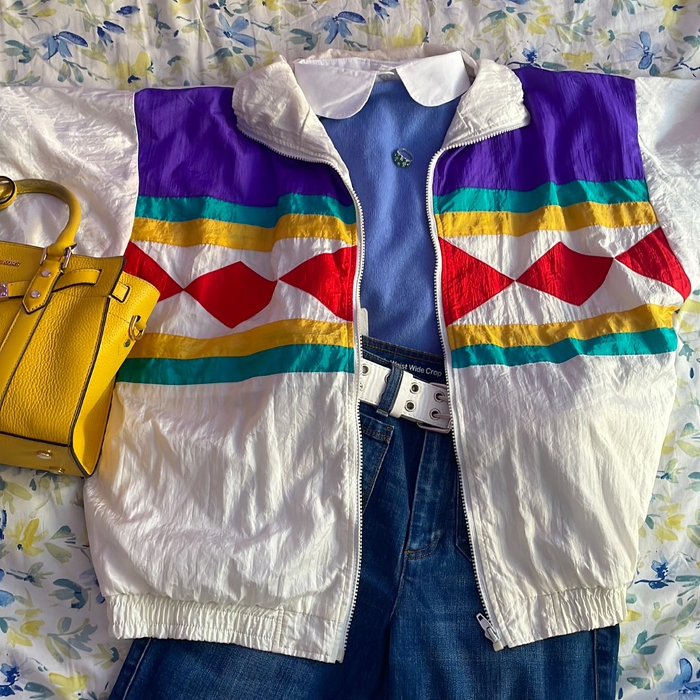 ✰Colorful Vintage Windbreaker✰
